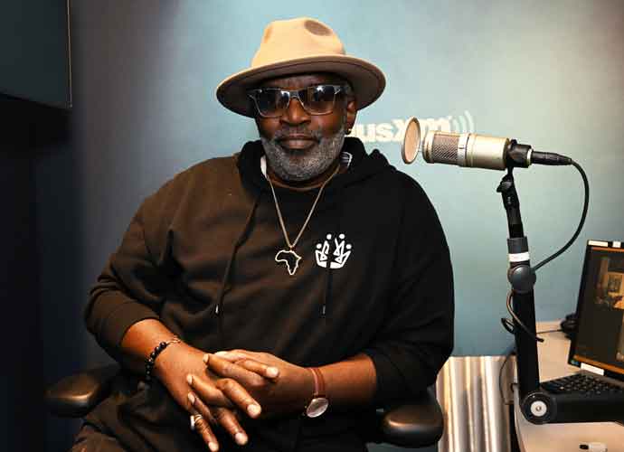 NEW YORK, NEW YORK - MAY 19: (EXCLUSIVE COVERAGE) Fab 5 Freddy visits Volume at SiriusXM Studios on May 19, 2022 in New York City. (Photo by Slaven Vlasic/Getty Images)