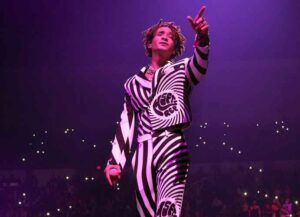 AN DIEGO, CALIFORNIA - FEBRUARY 18: Jaden performs onstage during the "Justice World Tour" at Pechanga Arena on February 18, 2022 in San Diego, California. (Photo by Kevin Mazur/Getty Images for Justin Bieber)