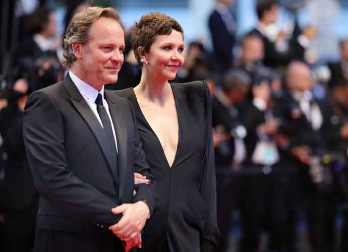 CANNES, FRANCE - MAY 23: Peter Sarsgaard and Maggie Gyllenhaal attend the screening of 