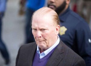 BOSTON, MA - MAY 24: Celebrity chef Mario Batali leaves Boston Municipal Court following an arraingment on a charge of indecent assault and battery in connection with a 2017 incident at a Back Bay restaurant on May 24, 2019 in Boston, Massachusetts. (Photo by Scott Eisen/Getty Images)