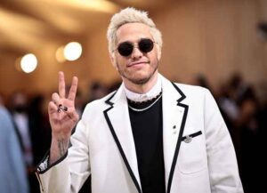 NEW YORK, NEW YORK - SEPTEMBER 13: Pete Davidson attends The 2021 Met Gala Celebrating In America: A Lexicon Of Fashion at Metropolitan Museum of Art on September 13, 2021 in New York City. (Photo by Dimitrios Kambouris/Getty Images for The Met Museum/Vogue )