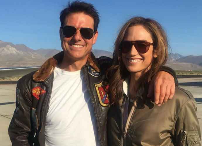 Jennifer Connelly posts picture with Tom Cruise on 'Top Gun: Maverick' set (Image: Instagram)