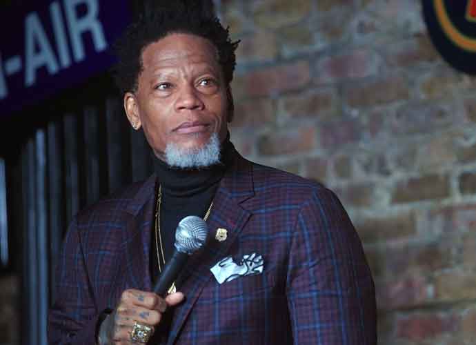 NEW BRUNSWICK, NJ - JANUARY 21: D.L. Hughley performs at The Stress Factory Comedy Club on January 21, 2022 in New Brunswick, New Jersey. (Photo by Bobby Bank/Getty Images)