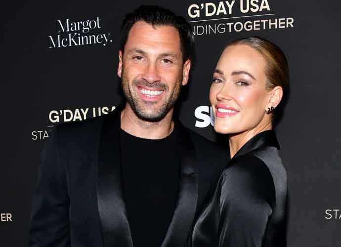 BEVERLY HILLS, CALIFORNIA - JANUARY 25: Maksim Chmerkovsky and Peta Murgatroyd attend G'Day USA 2020 | Standing Together Dinner at the Beverly Wilshire Four Seasons Hotel on January 25, 2020 in Beverly Hills, California. (Photo by Rodin Eckenroth/Getty Images for G'Day USA)