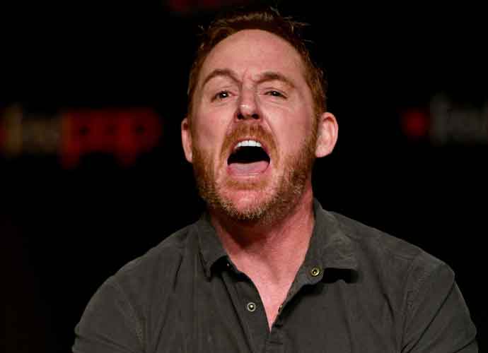 NEW YORK, NEW YORK - OCTOBER 06: Scott Grimes speaks on stage during Hulu's The Orville at New York Comic Con 2019 Day 4 at Jacob K. Javits Convention Center on October 06, 2019 in New York City. (Photo by Craig Barritt/Getty Images for ReedPOP )