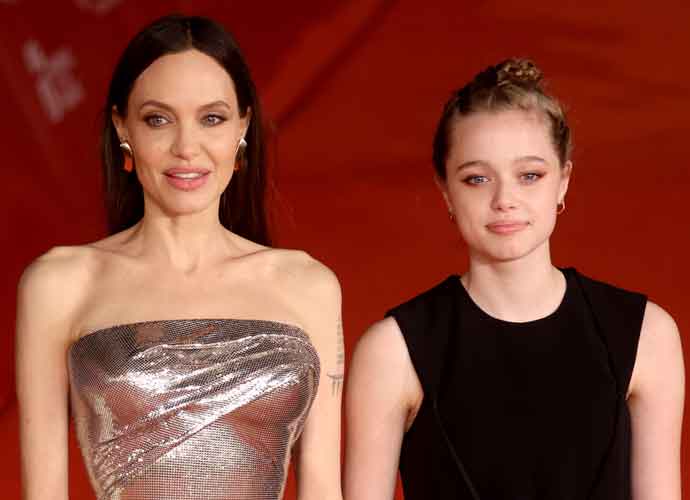 ROME, ITALY - OCTOBER 24: Angelina Jolie and Shiloh Jolie Pitt attend the red carpet of the movie 