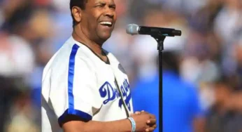 Denzel Washington Honors Jackie Robinson At MLB All-Star Game