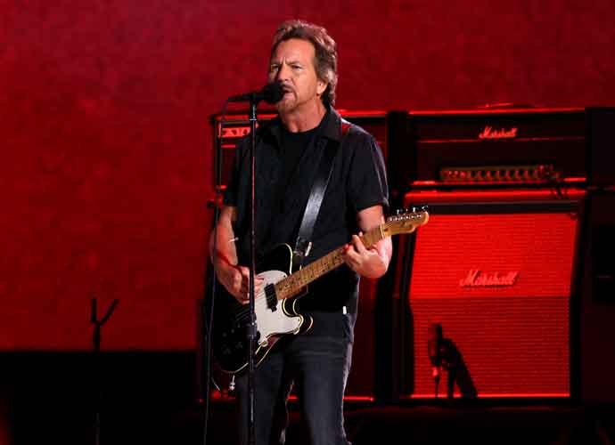 INGLEWOOD, CALIFORNIA: In this image released on May 2, Eddie Vedder performs onstage during Global Citizen VAX LIVE: The Concert To Reunite The World at SoFi Stadium in Inglewood, California. Global Citizen VAX LIVE: The Concert To Reunite The World will be broadcast on May 8, 2021. (Photo by Kevin Winter/Getty Images for Global Citizen VAX LIVE)