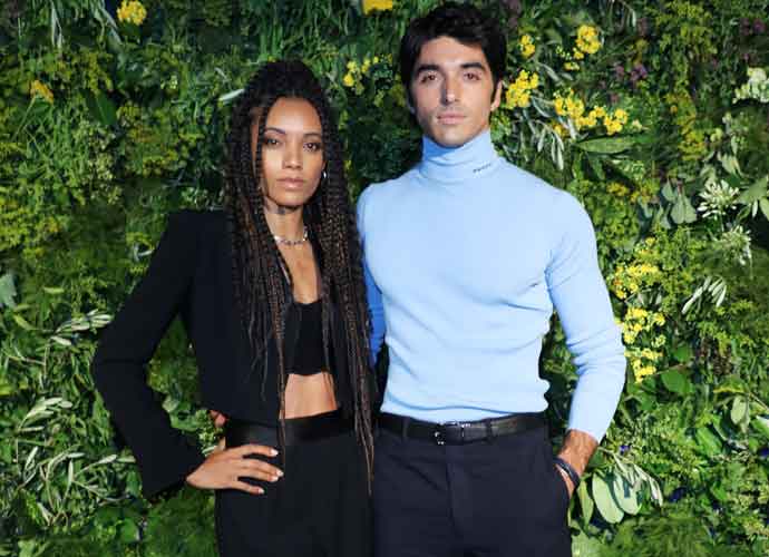 LONDON, ENGLAND - JULY 20: Maisie Richardson-Sellers and Taylor Zakhar Perez attend the British Vogue X Self-Portrait Summer Party at Chiltern Firehouse on July 20, 2022 in London, England. (Photo by David M. Benett/Dave Benett/Getty Images)