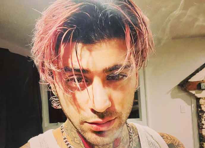 Zayn Malik shows off new pink hair (Image: Instagram)