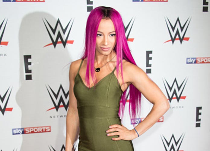 LONDON, ENGLAND - APRIL 18: Sasha Banks arrives for WWE RAW at 02 Brooklyn Bowl on April 18, 2016 in London, England. (Photo by Ian Gavan/Getty Images)