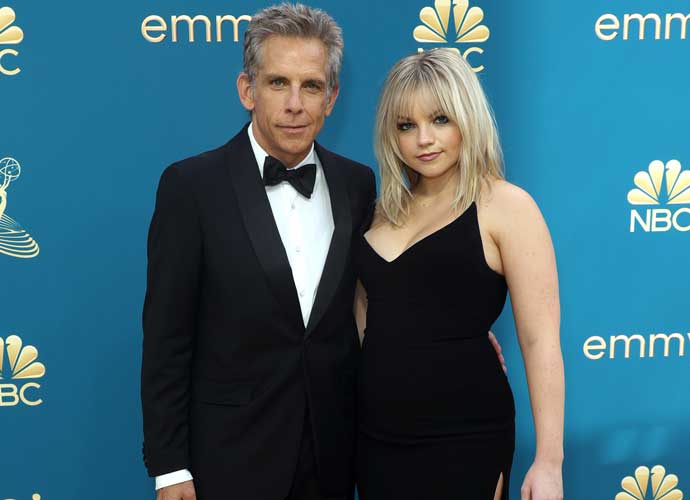 LOS ANGELES, CALIFORNIA - SEPTEMBER 12: (L-R) Ben Stiller and Ella Stiller attend the 74th Primetime Emmys at Microsoft Theater on September 12, 2022 in Los Angeles, California. (Photo by Momodu Mansaray/Getty Images)