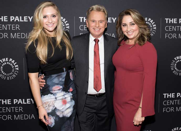 NEW YORK, NY - NOVEMBER 15: (L-R) Maggie Sajak, Pat Sajak, and Lesly Brown attend The Paley Center For Media Presents: Wheel Of Fortune: 35 Years As America's Game at The Paley Center for Media on November 15, 2017 in New York City. (Photo by Mike Pont/Getty Images)