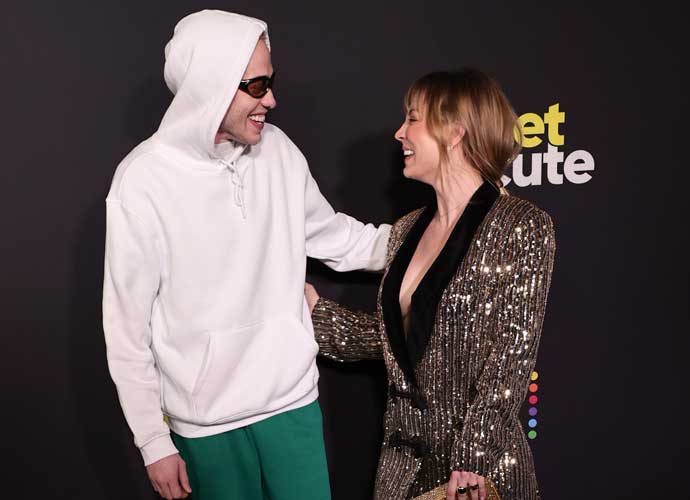 NEW YORK, NEW YORK - SEPTEMBER 20: Pete Davidson and Kaley Cuoco attend Peacock's 