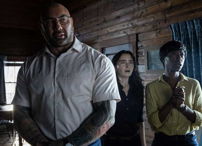 Dave Bautista in 'Knock at the Cabin' (Image: Universal)