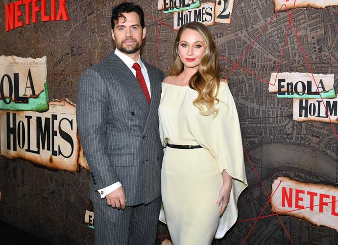 NEW YORK, NEW YORK - OCTOBER 27: Henry Cavill and Natalie Viscuso attend the Netflix Enola Holmes 2 Premiere on October 27, 2022 in New York City. (Photo by Craig Barritt/Getty Images for Netflix)