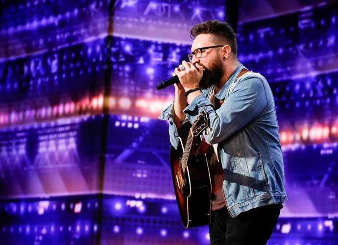 Nolan Neal performs on The Voice in 2020 (Image: NBC)