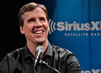 WASHINGTON, DC - NOVEMBER 01: "Diary of a Wimpy Kid" author Jeff Kinney appears on Kids Place Live hosted by Mindy Thomas (not pictured), host of the Absolutelky Mindy Show at SiriusXM Studio on November 1, 2016 in Washington, DC. (Photo by Larry French/Getty Images for SiriusXM)