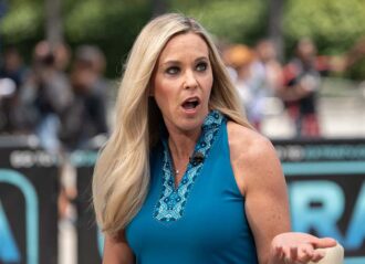 UNIVERSAL CITY, CALIFORNIA - JUNE 12: Kate Gosselin visits "Extra" at Universal Studios Hollywood on June 12, 2019 in Universal City, California. (Photo by Noel Vasquez/Getty Images)