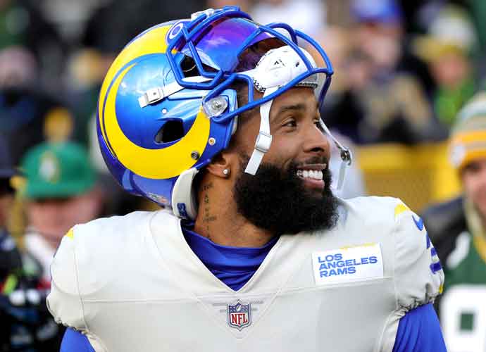 Odell Beckham Jr. Could Return Soon – Who Would He Sign With? Full view GREEN BAY, WISCONSIN - NOVEMBER 28: Odell Beckham Jr. #3 of the Los Angeles Rams reacts during pregame warm-ups before the game against the Green Bay Packers at Lambeau Field on November 28, 2021 in Green Bay, Wisconsin. (Photo by Stacy Revere/Getty Images)