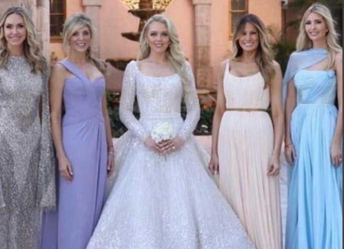 Ivanka edits Kimberly Guilfoyle out of Tiffany Trump's wedding photo (Image: Instagram))