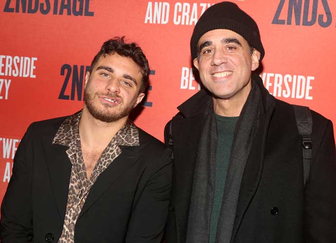 NEW YORK, NEW YORK - DECEMBER 19: Jake Cannavale and Bobby Cannavale pose at the opening night of the Second Stage production of 