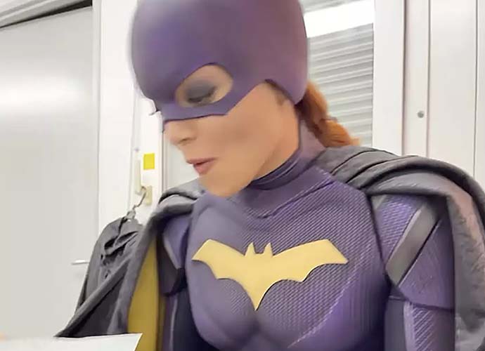 Leslie Grace in her Batgirl costume (Image: Instagram)