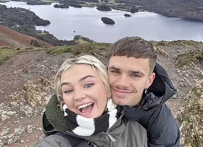 Romeo Beckham & Mia Regan vacation in England's Lake Country (Image: Instagram)