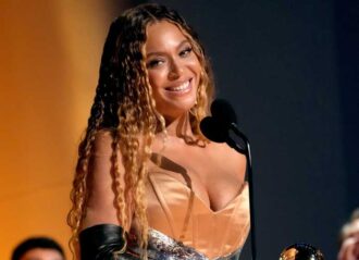 LOS ANGELES, CALIFORNIA - FEBRUARY 05: Beyoncé accepts Best Dance/Electronic Music Album for “Renaissance” onstage during the 65th GRAMMY Awards at Crypto.com Arena on February 05, 2023 in Los Angeles, California. (Photo by Kevin Mazur/Getty Images for The Recording Academy)
