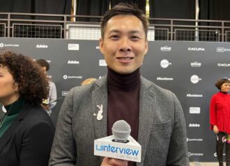 Director Anthony Chen attends the Sundance 2023 premiere of his film Drift (Image: Erik Meers)