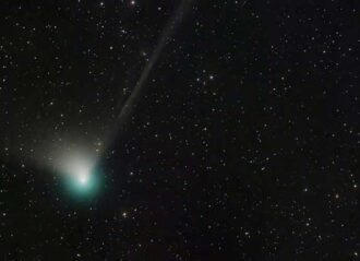 Green Comet viewed from space (Image: NASA)