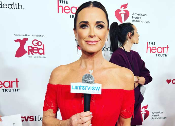 'Real Housewives of Beverly Hillls' star Kylie Richards attends the Red Dress Concert (Image: Erik Meers/uInterview)