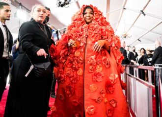 LOS ANGELES, CALIFORNIA - FEBRUARY 05: (FOR EDITORIAL USE ONLY) Lizzo attends the 65th GRAMMY Awards on February 05, 2023 in Los Angeles, California. (Photo by Amy Sussman/Getty Images)