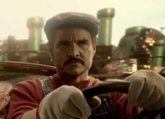 Pedro Pascal plays Mario in ;SNL' parody of Mario Kart (Image: NBC)