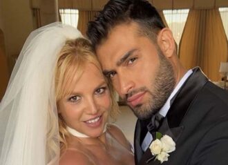 Sam Asghari & Britney Spears at their wedding (Image: Instagram)