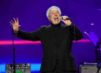 LONDON, ENGLAND - MARCH 03: Sir Tom Jones performs on stage during Music For The Marsden 2020 at The O2 Arena on March 03, 2020 in London, England. (Photo by Gareth Cattermole/Gareth Cattermole/Getty Images)