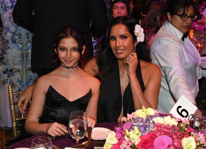 NEW YORK, NEW YORK - MARCH 20: Krishna Thea Lakshmi-Dell and EndoFound co-founder Padma Lakshmi attend Endometriosis Foundation Of America's (EndoFound) 11th Annual Blossom Ball at Cipriani 42nd Street on March 20, 2023 in New York City. (Photo by Bryan Bedder/Getty Images for Endometriosis Foundation of America)