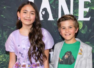 LOS ANGELES, CALIFORNIA - APRIL 14: Ava Louise Murchison (L) and Mason Blomberg attend the Los Angeles Premiere of Apple TV+ Original Series "Jane" at the California Science Center on April 14, 2023 in Los Angeles, California. (Photo by Amanda Edwards/Getty Images)