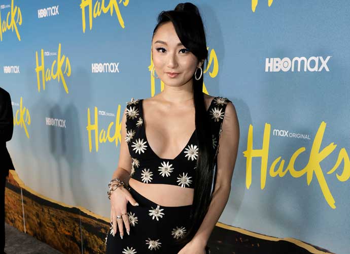 LOS ANGELES, CALIFORNIA - MAY 09: Poppy Liu attends the Los Angeles Season 2 Premiere of HBO Max's 