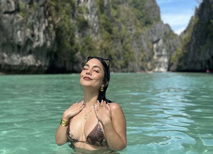 Vanessa Hudgens swims in the Philippines (Image: Instagram)