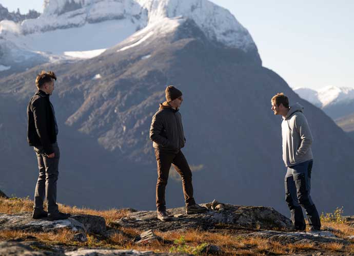 Kieran Culkin, Jeremy Strong & Alexander Skarsgard in 'Succession' (Image: HBO)
