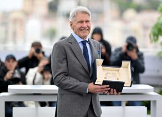 CANNES, FRANCE - MAY 19: Harrison Ford attends the "Indiana Jones And The Dial Of Destiny" photocall at the 76th annual Cannes film festival at Palais des Festivals on May 19, 2023 in Cannes, France. (Photo by Lionel Hahn/Getty Images)