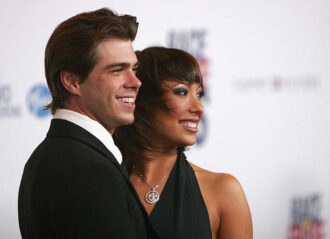 LOS ANGELES, CA - APRIL 13: Television personalities Matthew Lawrence (L) and Cheryl Burke arrive at a the 14th Annual Race To Erase MS "Dance to Erase MS"-themed gala at the Hyatt Regency Century Plaza Hotel on April 13, 2007 in Los Angeles, California. (Photo by Charley Gallay/Getty Images)