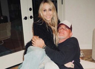 Tish Cyrus & Dominic Purcell announce engagement (Image: Instagram)