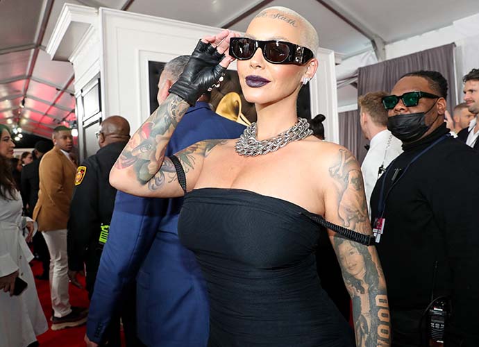 LOS ANGELES, CALIFORNIA - FEBRUARY 05: Amber Rose attends the 65th GRAMMY Awards on February 05, 2023 in Los Angeles, California. (Photo by Johnny Nunez/Getty Images for The Recording Academy)