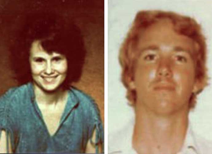 Murder victim victim Cynthia Ruth Wood (left) and accused killer Donald Michael Santini (Image: Hillsborough Sheriff's Department)