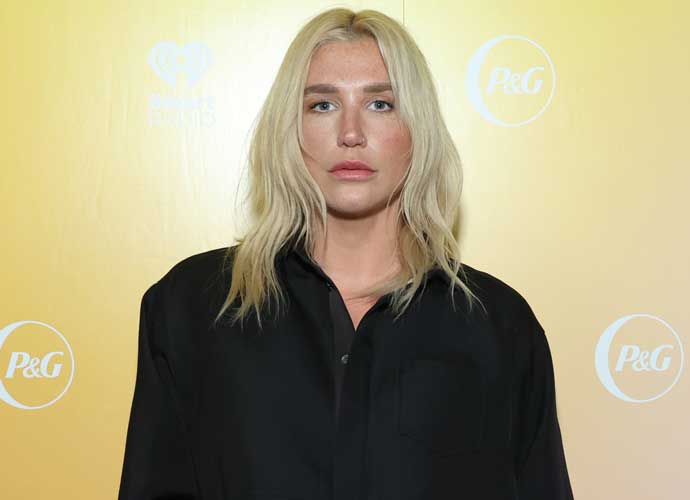 BURBANK, CALIFORNIA: In this image released on June 15, Kesha poses for a photo backstage during iHeartRadio Can't Cancel Pride at iHeartRadio Theater on April 24, 2023 in Burbank, California. (Photo by Monica Schipper/Getty Images for iHeartRadio)