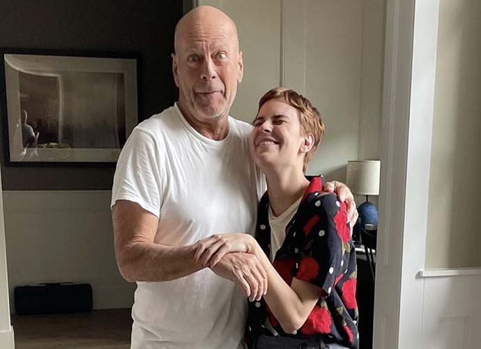 Tallulah Willis with dad Bruce Willis (Image: Instagram)