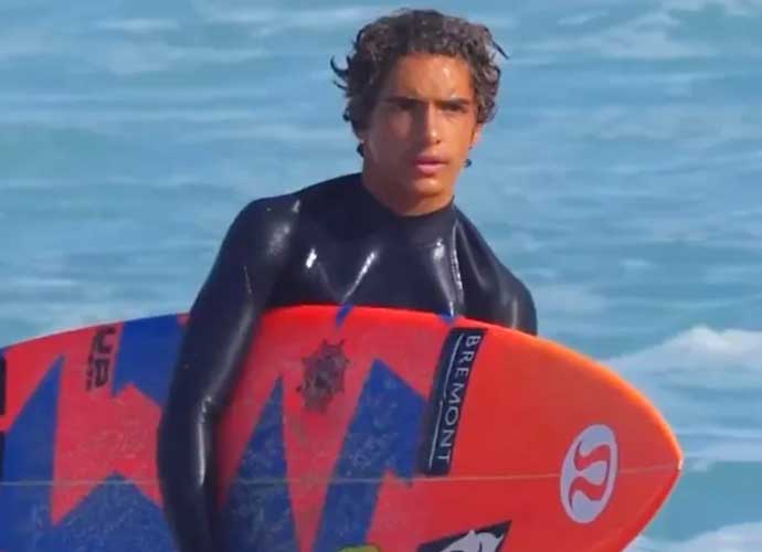 Levi McConaughey surfing (Image: Instagram)