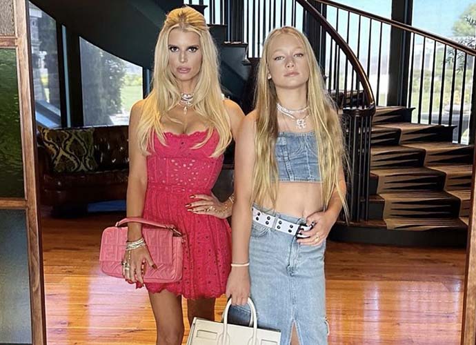 Jessica Simpson and daughter Maxwell (Image: Instagram)